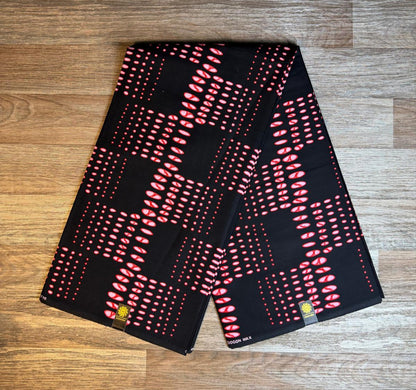 Tissus Wax  6 yards Wax Africain Wax 100% Coton Ankara
