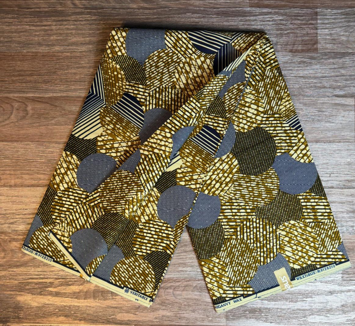 Tissus Wax Chiganvy  6 yards Wax "Africain 100% Coton"6