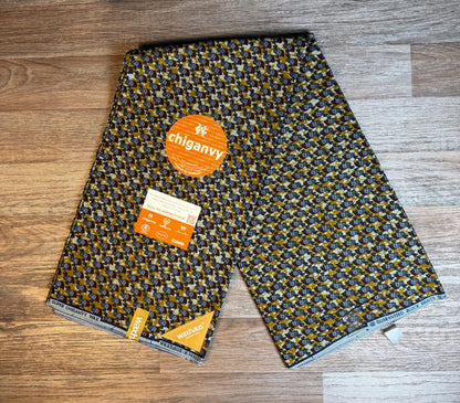 Tissus Wax Chiganvy 6 yards Wax " Africain 100% Coton"Ankara