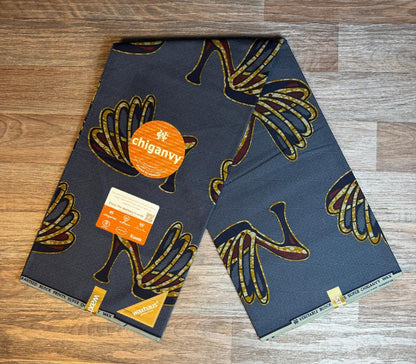 Tissus Wax Chiganvy 6 yards Wax "  Africain 100% Coton"Ankara