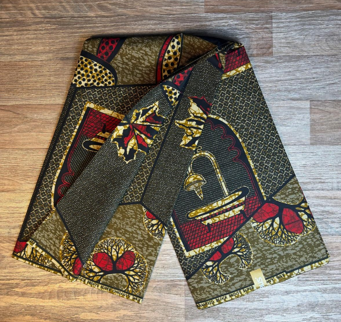 Tissus Wax Chiganvy 6 yards Wax "  Africain 100% Coton"Ankara