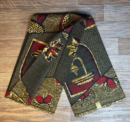 Tissus Wax Chiganvy 6 yards Wax "  Africain 100% Coton"Ankara