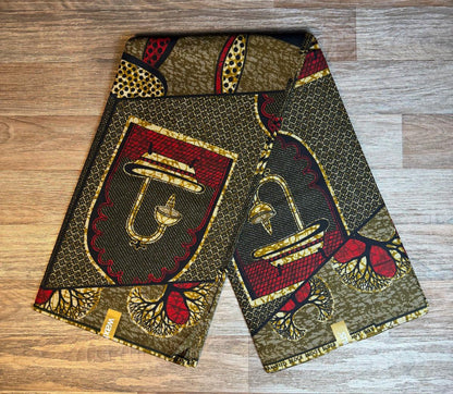 Tissus Wax Chiganvy 6 yards Wax "  Africain 100% Coton"Ankara