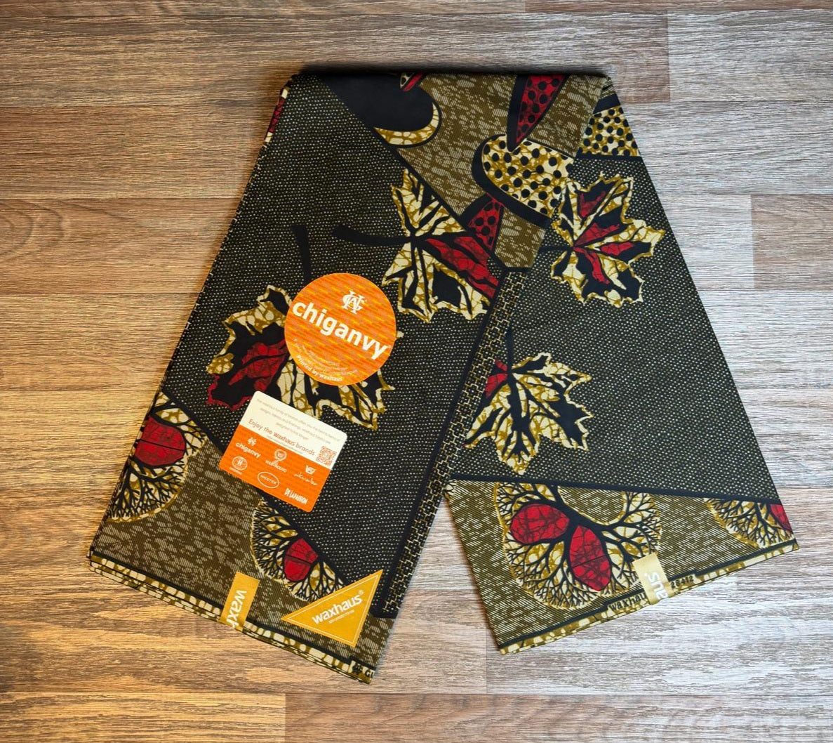 Tissus Wax Chiganvy 6 yards Wax "  Africain 100% Coton"Ankara
