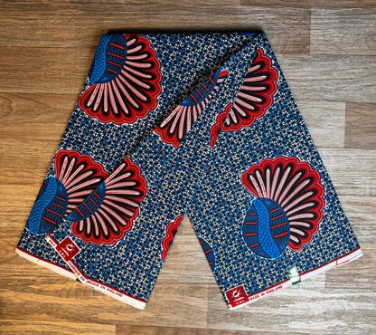 Tissus Wax Africain 1 à 12 yards Wax ABC"  Ankara 100% Coton