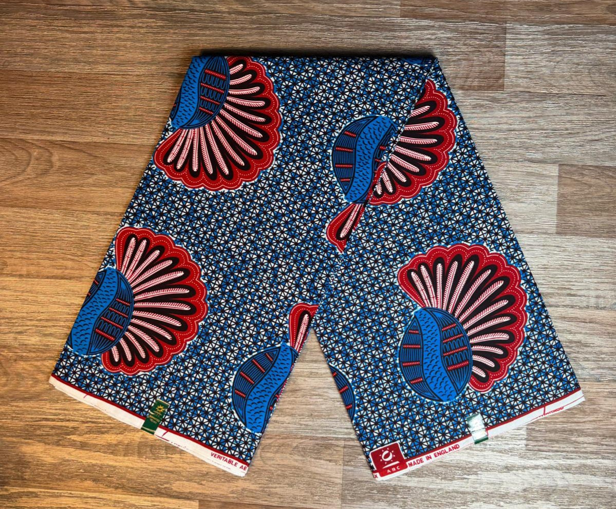 Tissus Wax Africain 1 à 12 yards Wax ABC"  Ankara 100% Coton