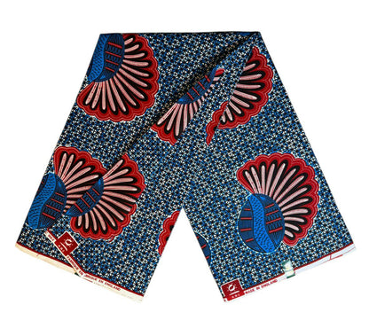 Tissus Wax Africain 1 à 12 yards Wax ABC"  Ankara 100% Coton