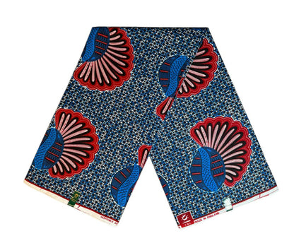 Tissus Wax Africain 1 à 12 yards Wax ABC"  Ankara 100% Coton