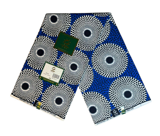 Tissus Wax Africain 1 à 12 yards Wax Abc  100% Coton Ankara