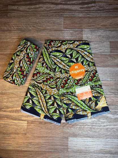 Tissus Wax 6 yards Wax Africain Wax 100 %Coton