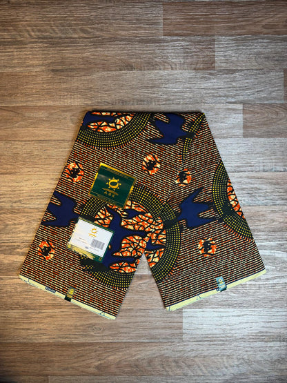 Tissus Wax 6 yards Wax Africain Wax 100% Coton Ankara
