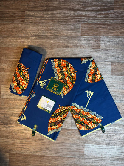 Tissus Wax  6 yards Wax Africain Wax 100 %Coton Ankara