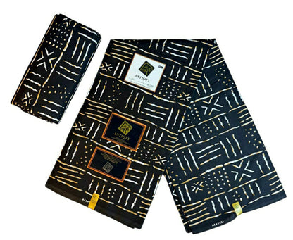 Tissus Wax 1 à 12 yards Wax African Wax 100%Coton Ankara