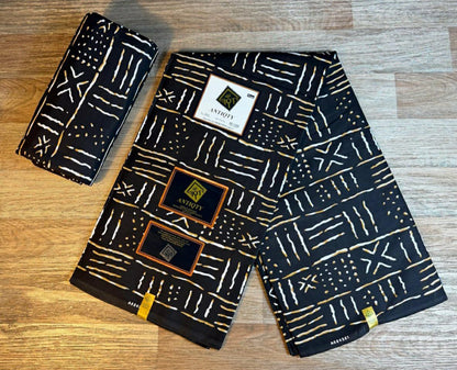 Tissus Wax 1 à 12 yards Wax African Wax 100%Coton Ankara
