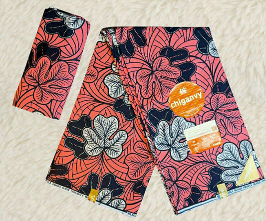 Tissus Wax 6 yards Wax Africain Wax 100 %Coton Ankara