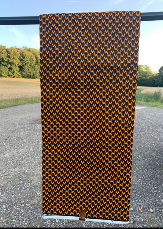 Tissus Wax 1 à 6 yards  Wax Africain Wax 100%Coton Écailles