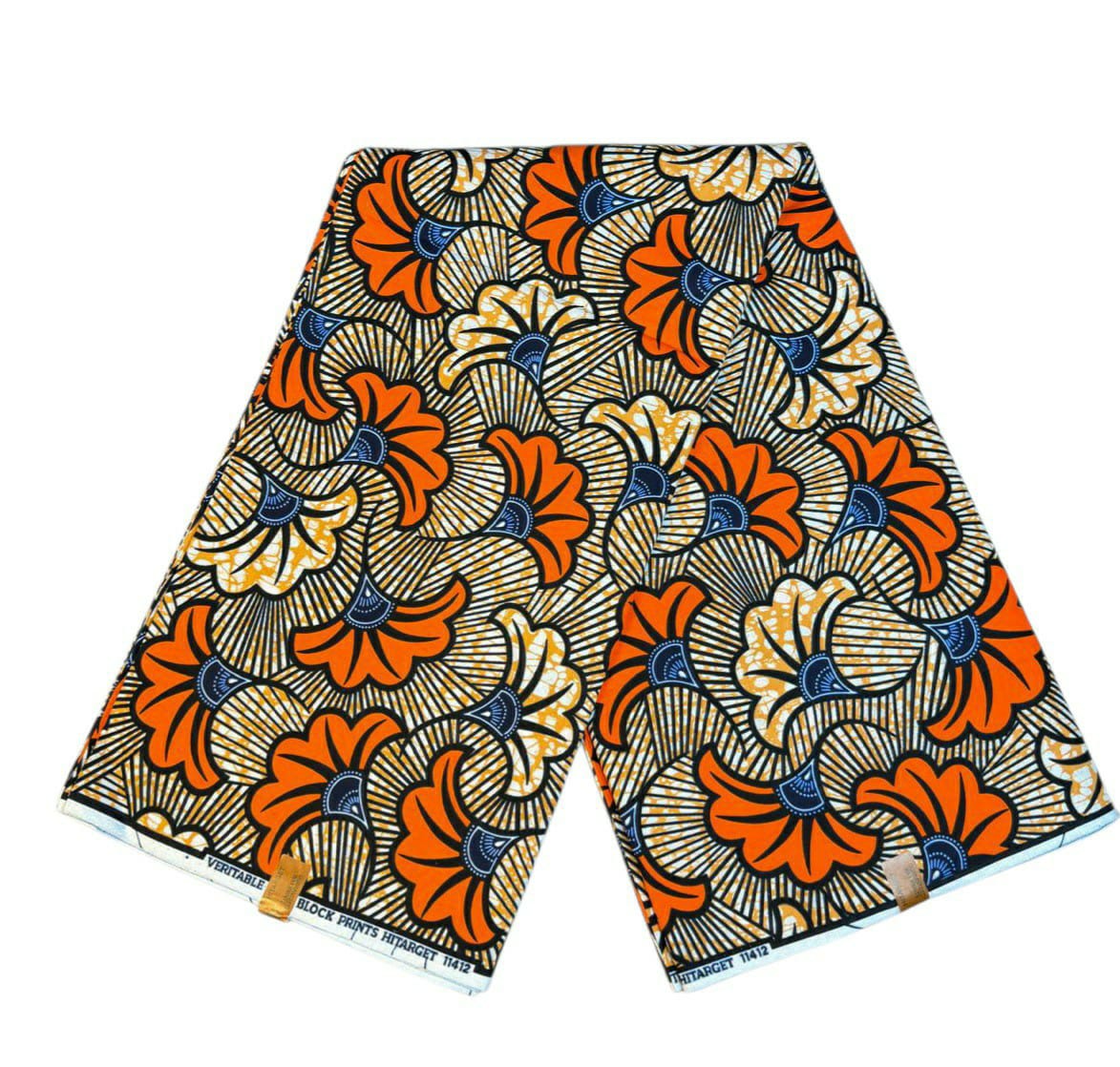 Tissus Wax 1 a 12 yards Wax Africain Wax 100% Coton Fleur de Mariage Multicolore