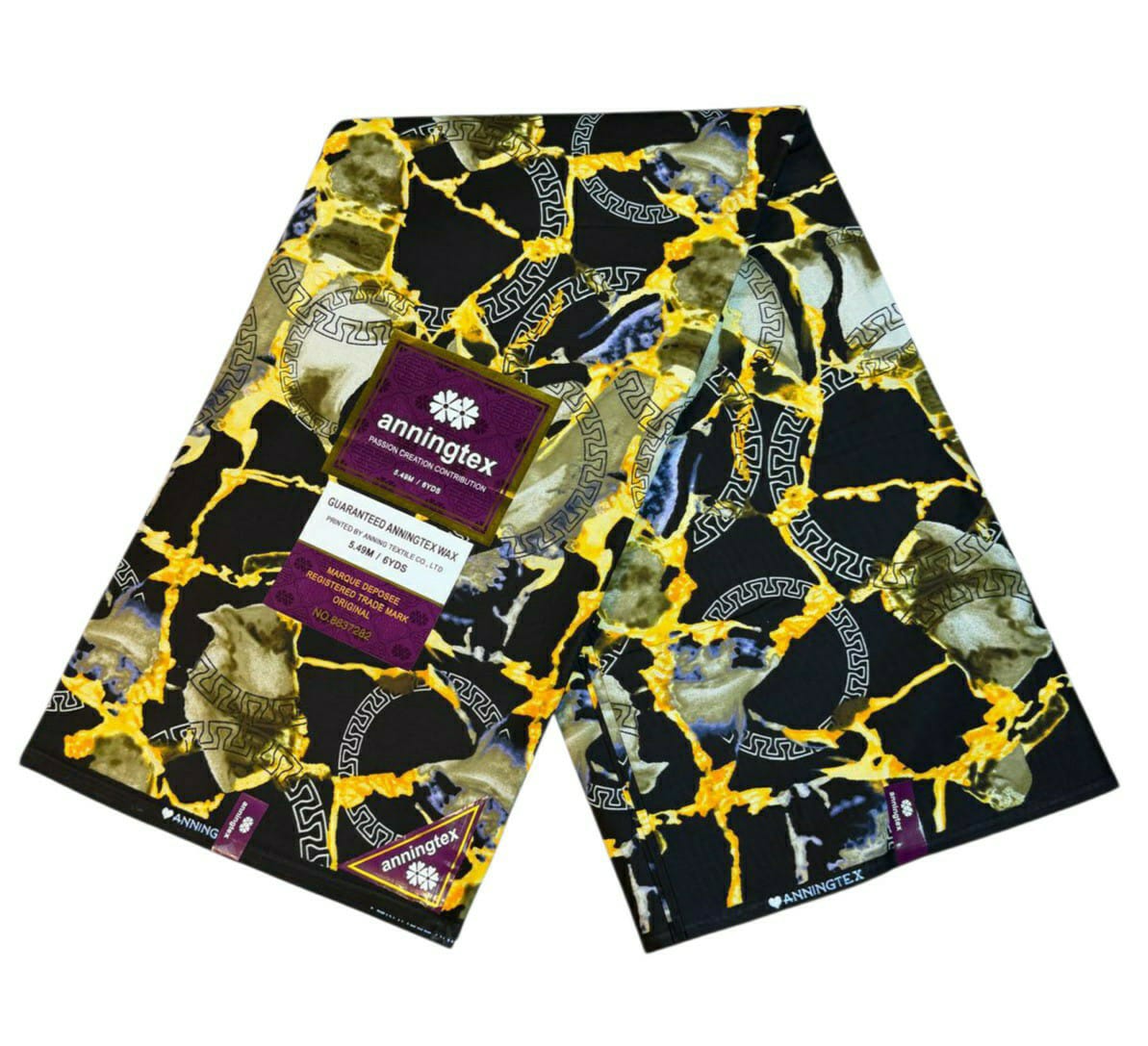 Tissus Wax 1 a 6 yards Wax Africain Wax 100% Coton Anningtex