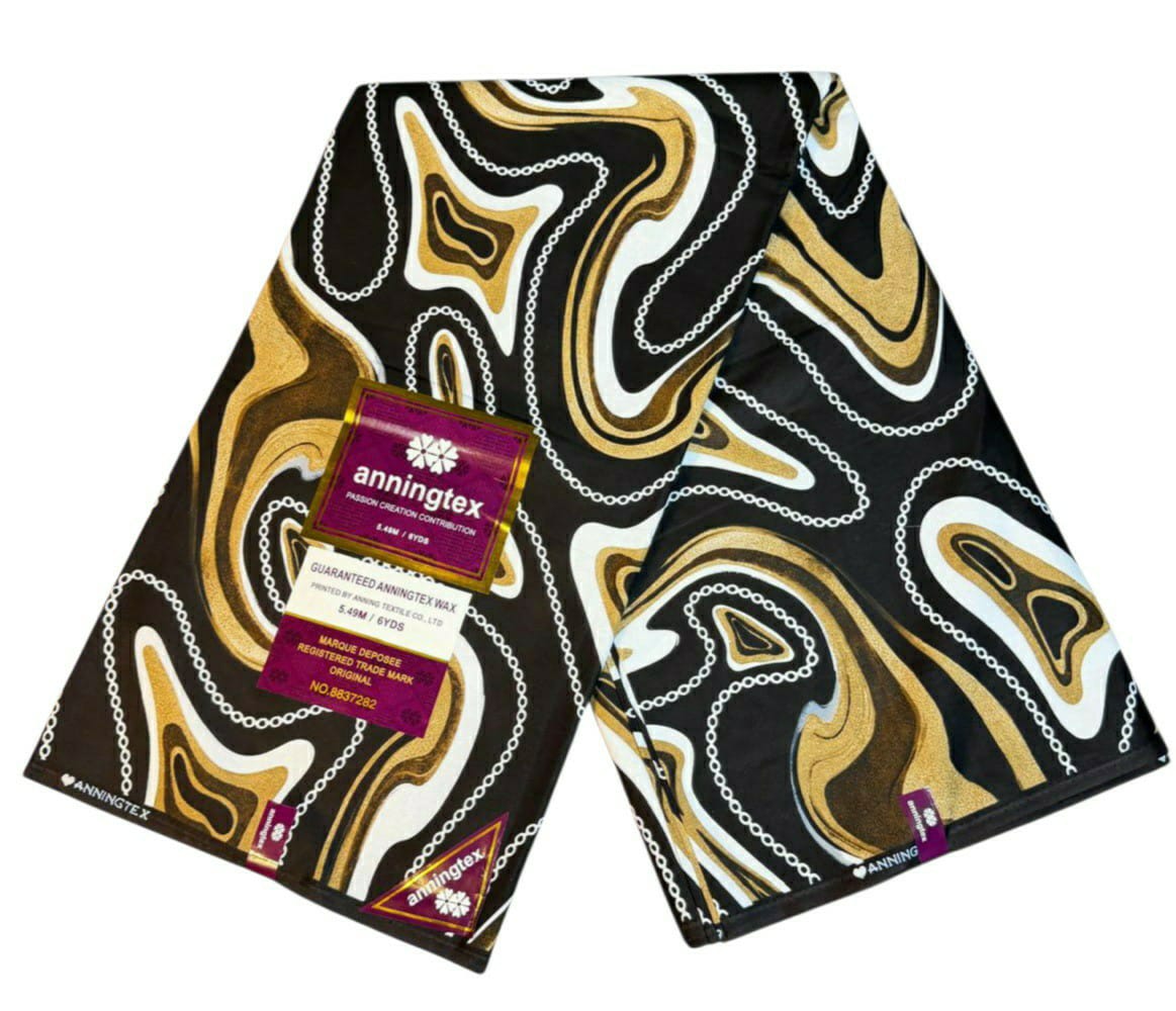 Tissus Wax 1 a 6 yards Wax Africain Wax 100% Coton Anningtex