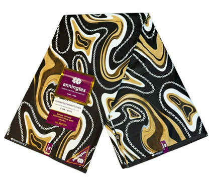 Tissus Wax 1 a 6 yards Wax Africain Wax 100% Coton Anningtex