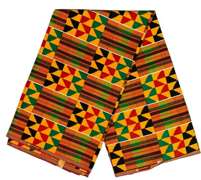 Tissus Wax 1 a 12 yards Wax Africain Wax 100% Coton  Kenté Ghana Ethnique