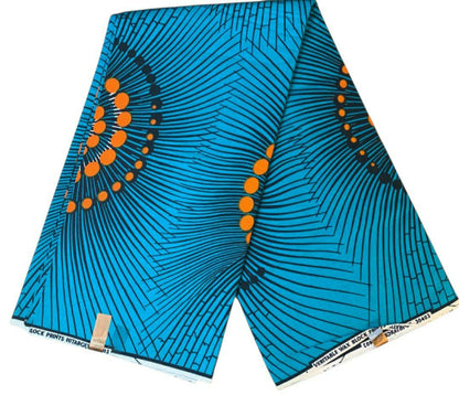 Tissus Wax 1 a 12 yards Wax Africain Wax 100% Coton Ankara