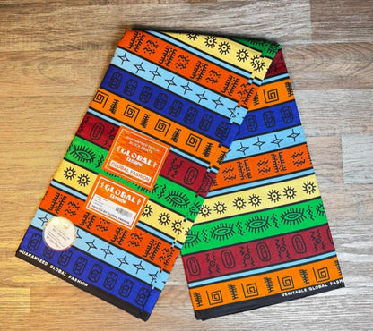 Tissus Wax 1 a 12 yards Wax Africain Wax 100% Coton Patchwork
