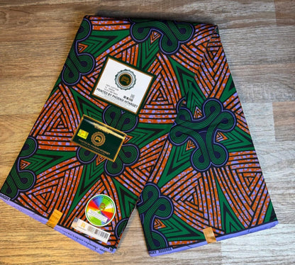 Tissus Wax 1 a 12 yards Wax Africain Wax 100% Coton Ankara