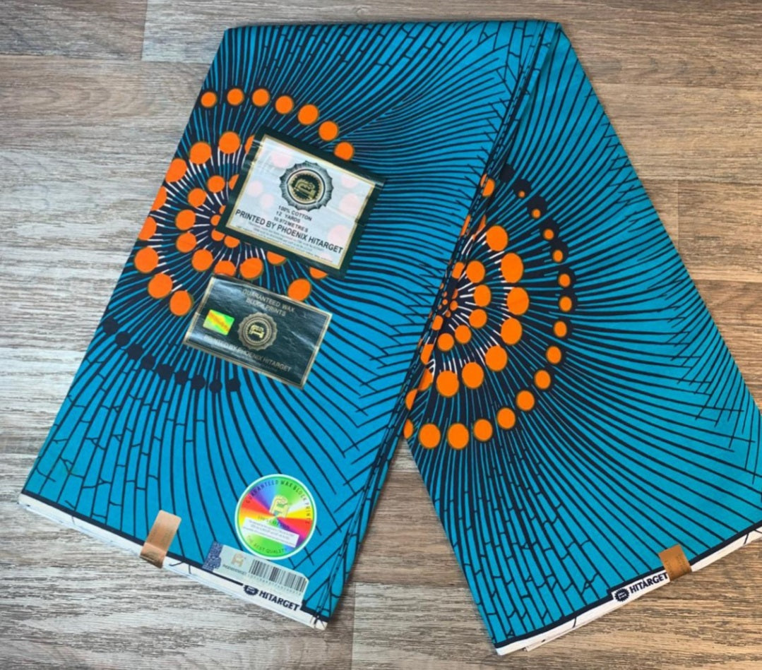 Tissus Wax 1 a 12 yards Wax Africain Wax 100% Coton Ankara