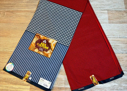 Tissus Wax 1 a 6 yards Wax Africain Wax 100% Coton Ara Culture
