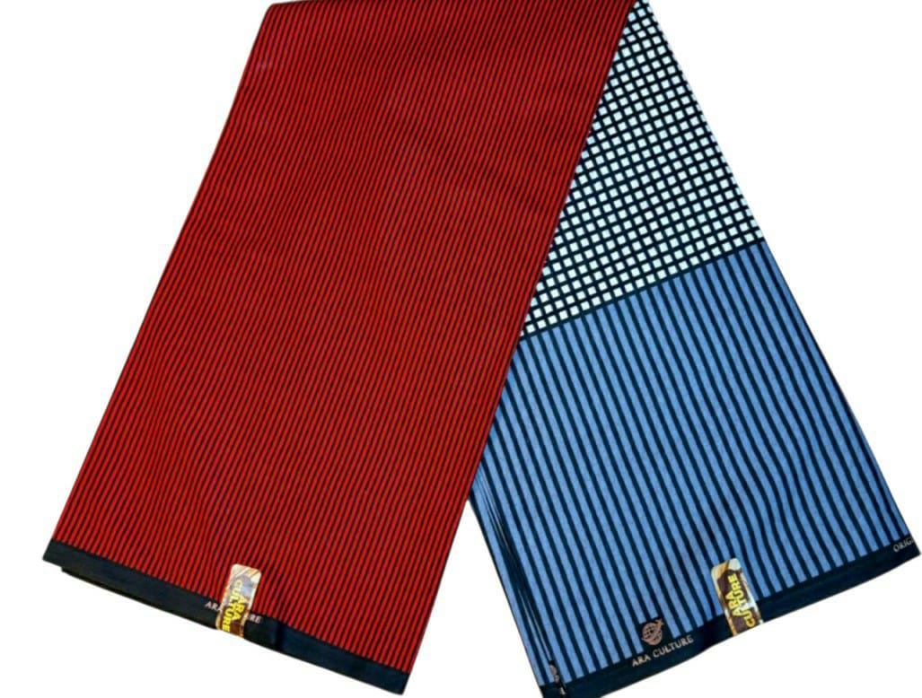 Tissus Wax 1 a 6 yards Wax Africain Wax 100% Coton Ara Culture