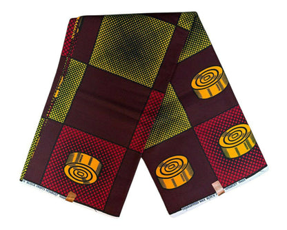 Tissus Wax 1 a 12 yards Wax Africain Wax 100% Coton