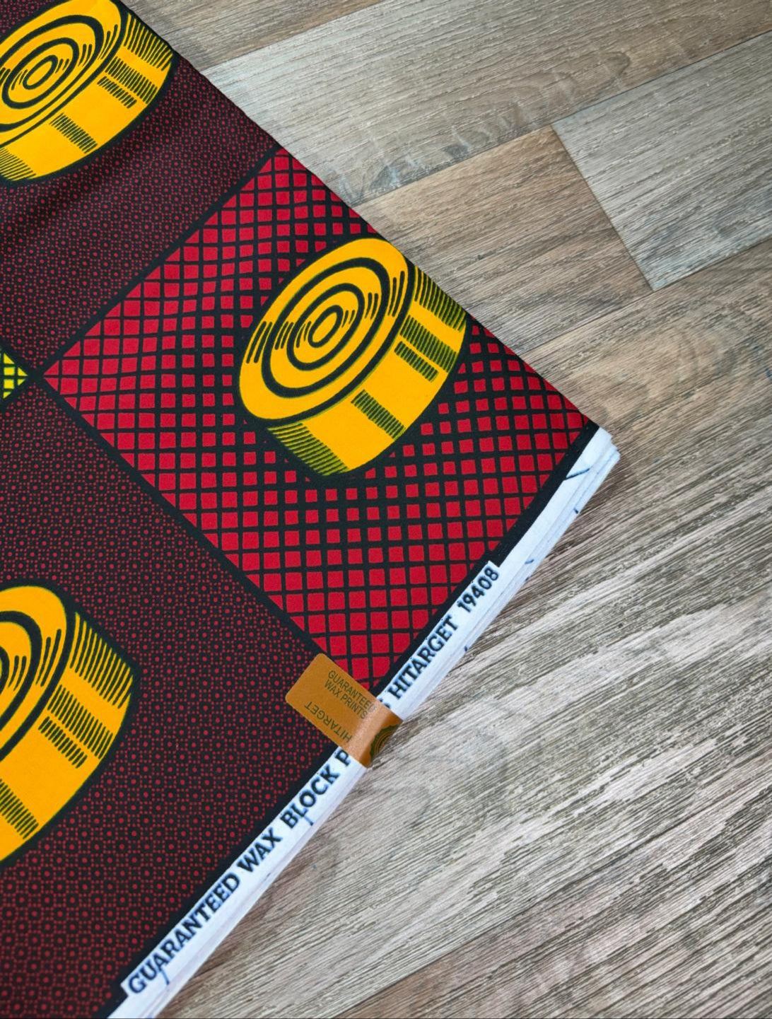 Tissus Wax 1 a 12 yards Wax Africain Wax 100% Coton