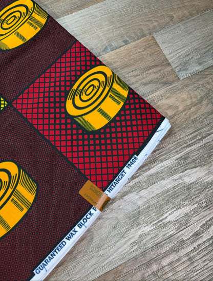 Tissus Wax 1 a 12 yards Wax Africain Wax 100% Coton