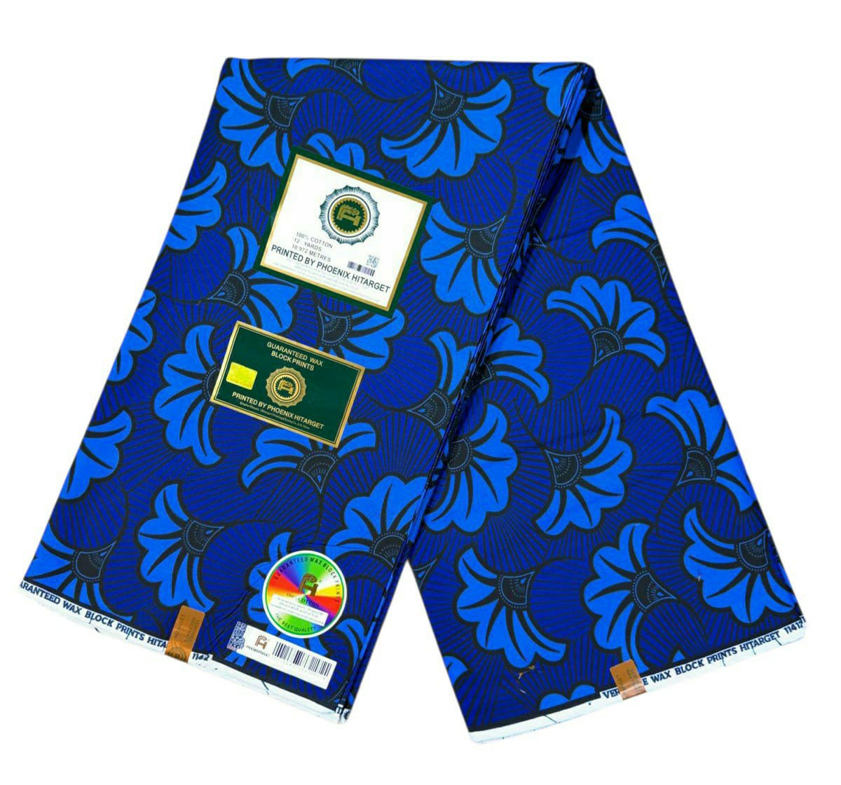 Tissus Wax 1 a 12 yards Wax Africain Wax 100% Coton