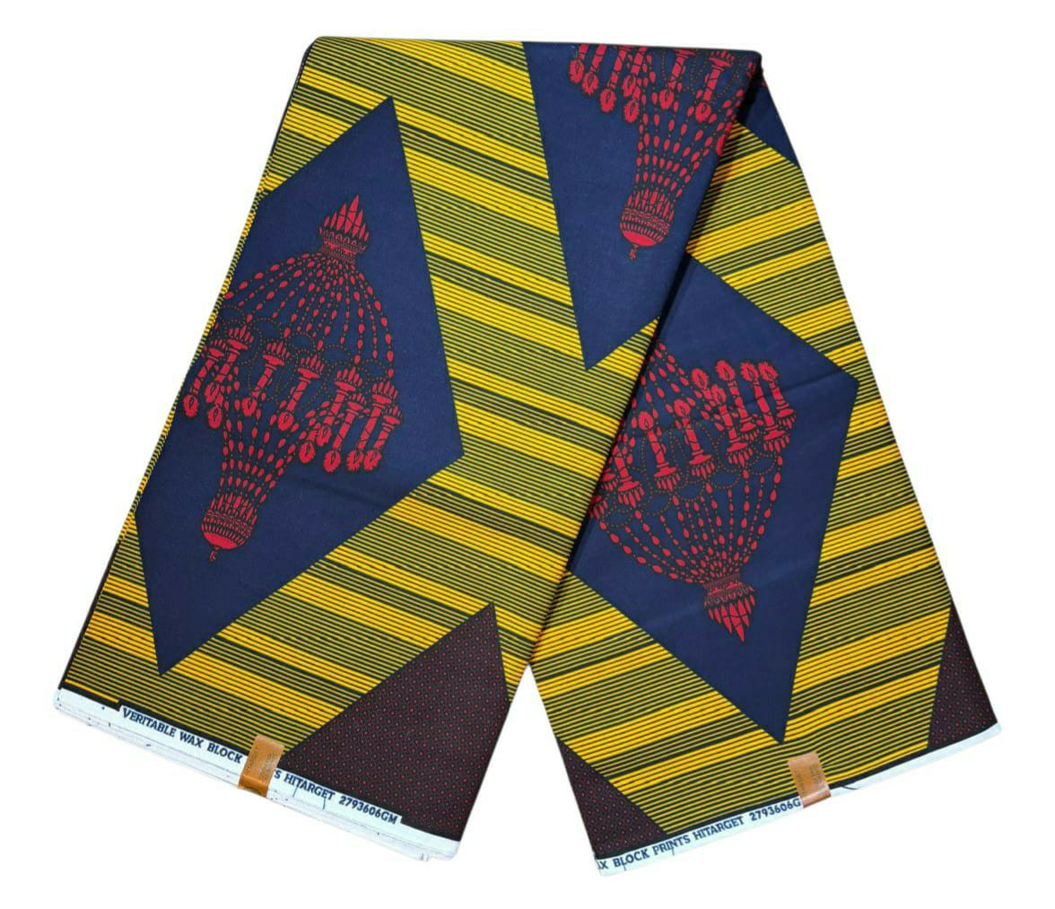 Tissus Wax 1 a 12 yards Wax Africain Wax 100% Coton