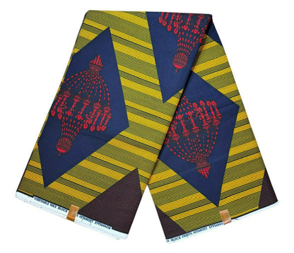 Tissus Wax 1 a 12 yards Wax Africain Wax 100% Coton
