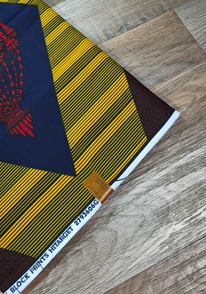 Tissus Wax 1 a 12 yards Wax Africain Wax 100% Coton