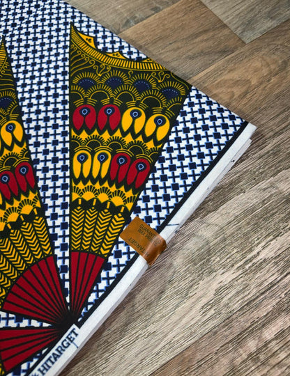 Tissus Wax 1 a 12 yards Wax Africain Wax 100% Coton