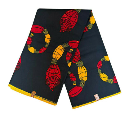Tissus Wax 1 a 12 yards Wax Africain Wax 100% Coton
