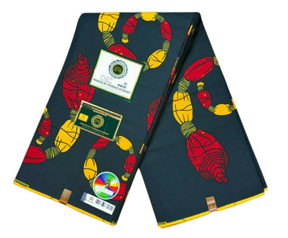 Tissus Wax 1 a 12 yards Wax Africain Wax 100% Coton
