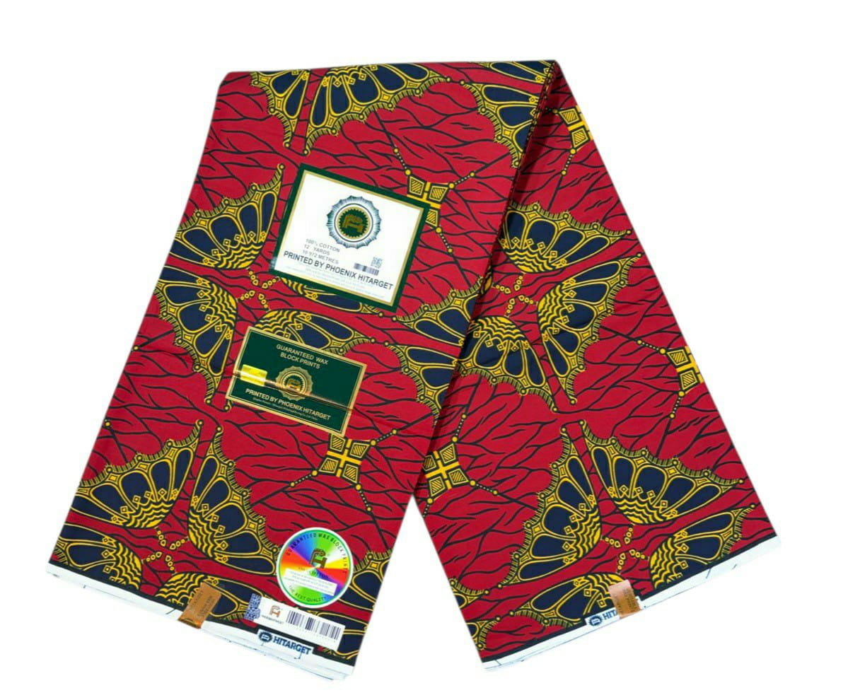 Tissus Wax 1 a 12 yards Wax Africain Wax 100% Coton
