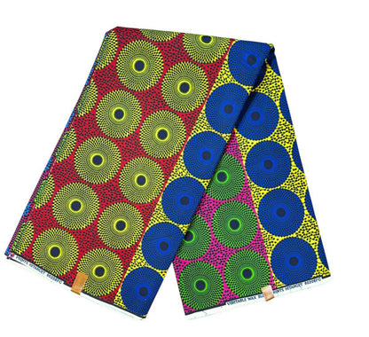 Tissus Wax 1 a 12 yards Wax Africain Wax 100% Coton