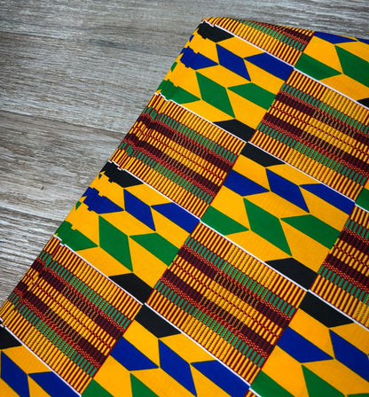 Tissus Wax 1 a 12 yards Wax Africain Wax 100% Coton Kenté Ghana Ethnique