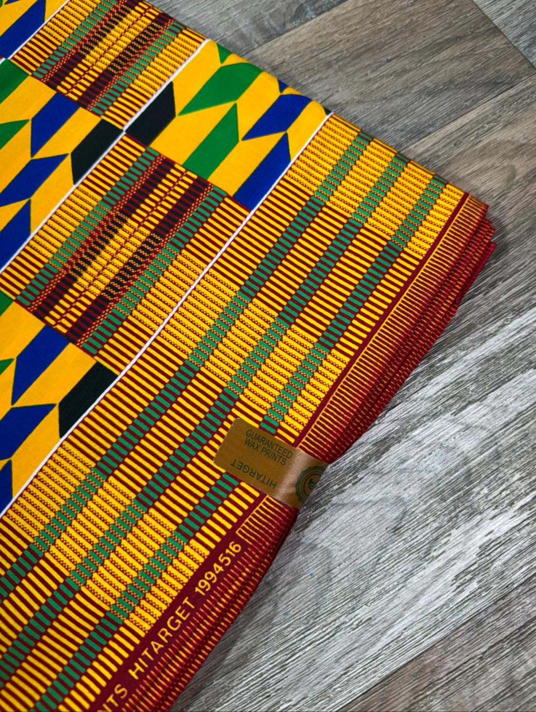 Tissus Wax 1 a 12 yards Wax Africain Wax 100% Coton Kenté Ghana Ethnique