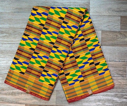 Tissus Wax 1 a 12 yards Wax Africain Wax 100% Coton Kenté Ghana Ethnique