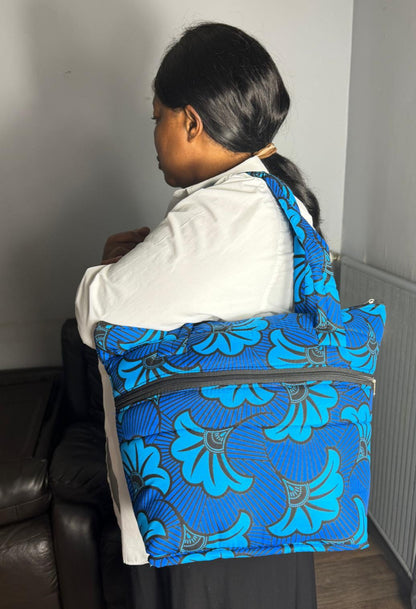 Sac à main Matelassé  Sac Wax Ankara,  Pour Femme  Wax Africain 100% Coton