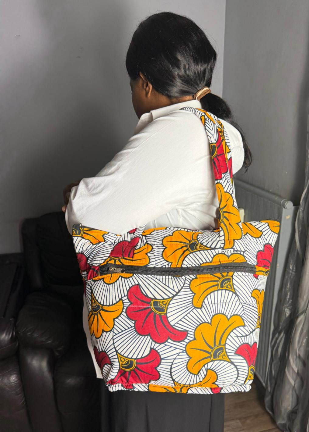 Sac à main Matelassé  Sac Wax Ankara,  Pour Femme  Wax Africain 100% Coton