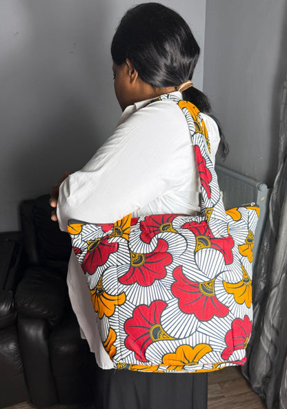 Sac à main Matelassé  Sac Wax Ankara,  Pour Femme  Wax Africain 100% Coton