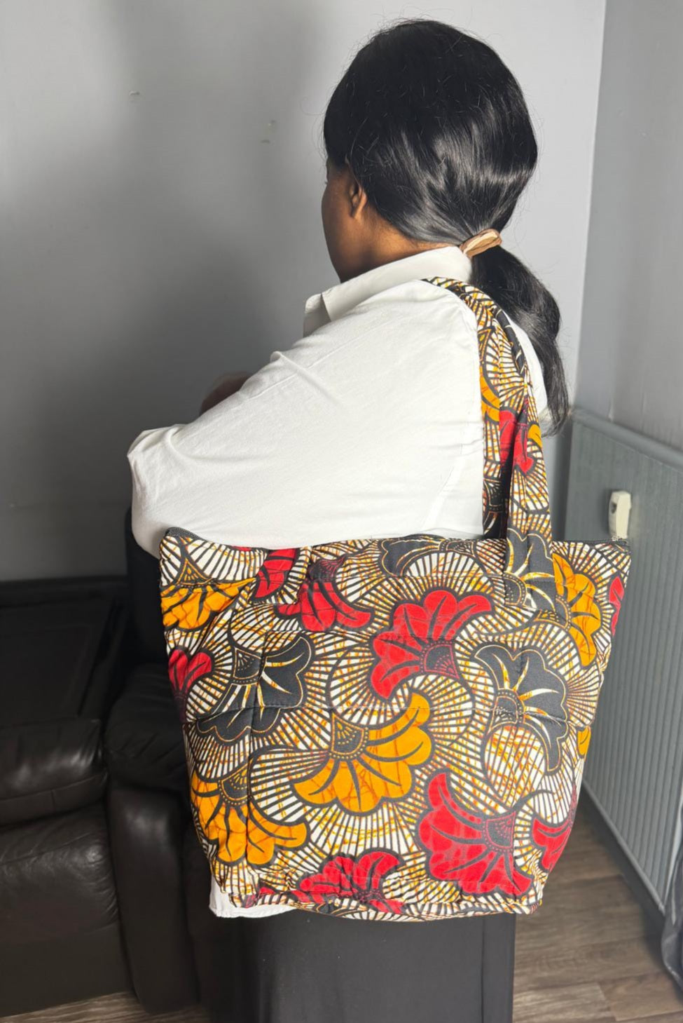 Sac à main Matelassé  Sac Wax Ankara,  Pour Femme  Wax Africain 100% Coton